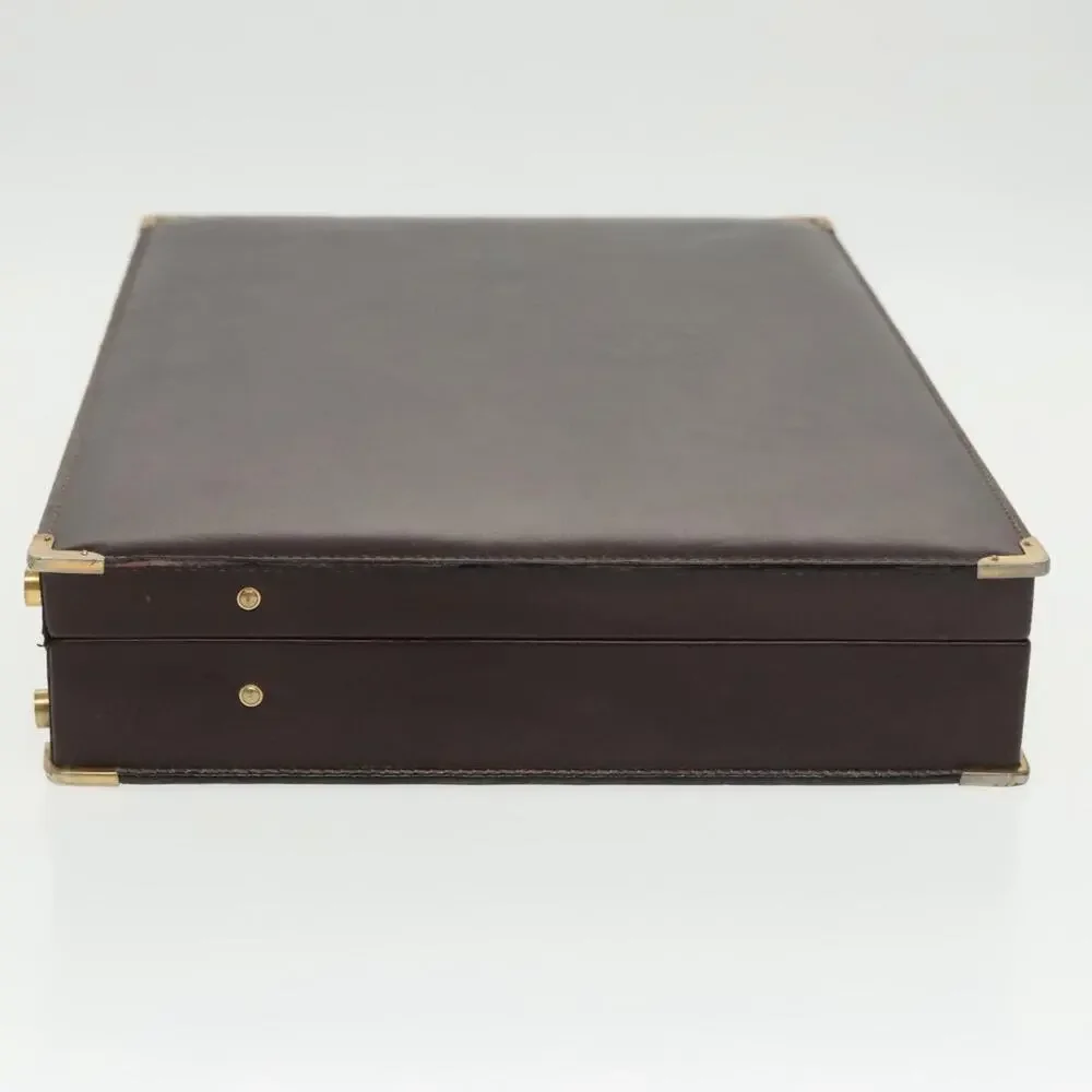 LOEWE Anagram Trunk Leather Brown